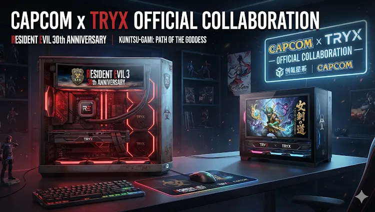 Capcom bắt tay với TRYX tung bộ tản nhiệt nước giới hạn cho Resident Evil và Pragmata