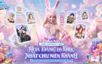 Hoa Nhật Huỳnh hóa thân Tiểu Thố, mừng đại tiệc sinh nhật 1 tuổi Tam Quốc Huyễn Tướng VNG